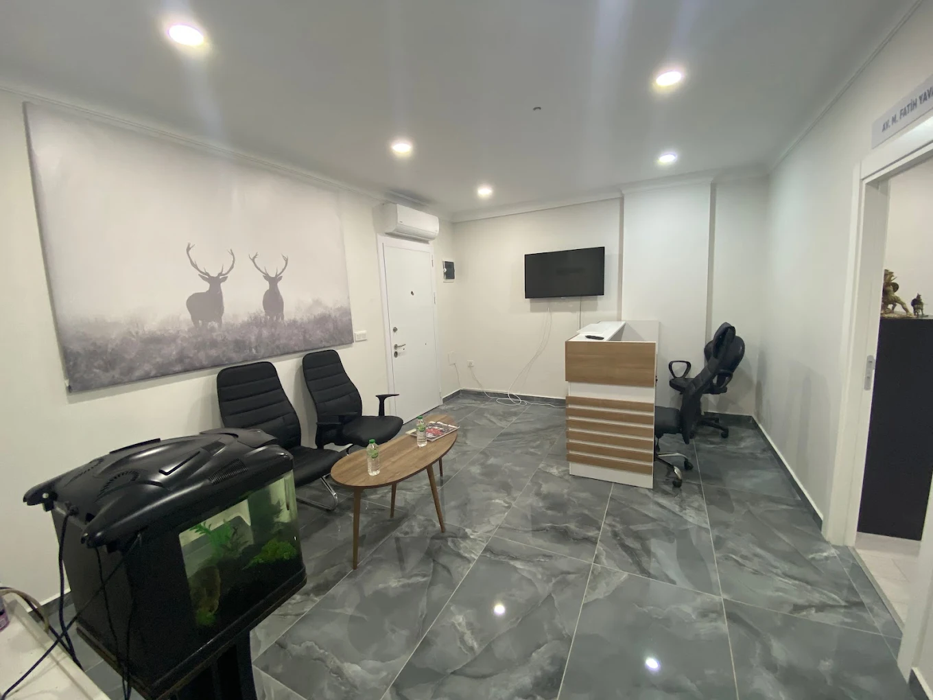 Bursa Nilüfer Maya Hukuk Bürosu bekleme alanı