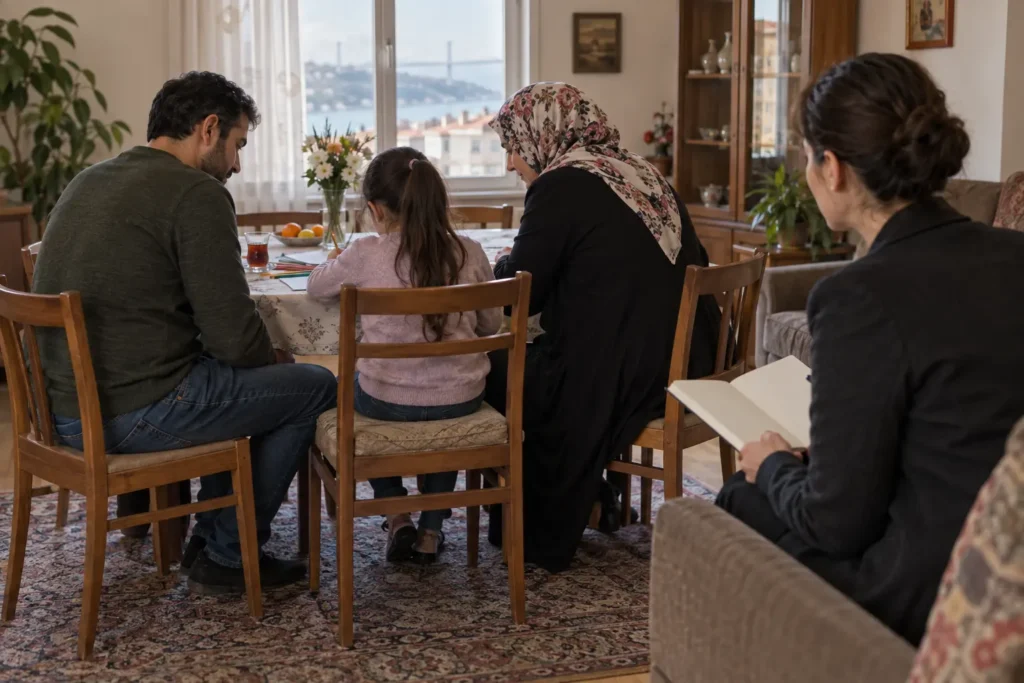 Türkiye’de bir evde çocukla kurulan uzun süreli bakım ilişkisini gözlemleyen sosyal hizmet uzmanı
